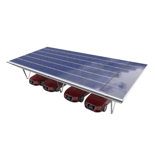 CARPORT ROOF FOR FOUR VEHICLES (18 SOLAR PANELS)