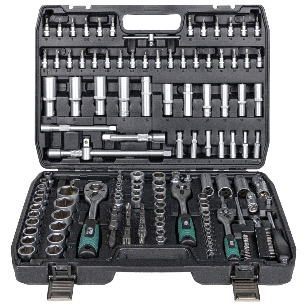 172pcs socket wrench set 1/2" 3/8" 1/4"