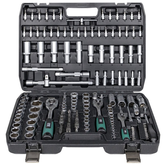 172pcs socket wrench set 1/2" 3/8" 1/4"