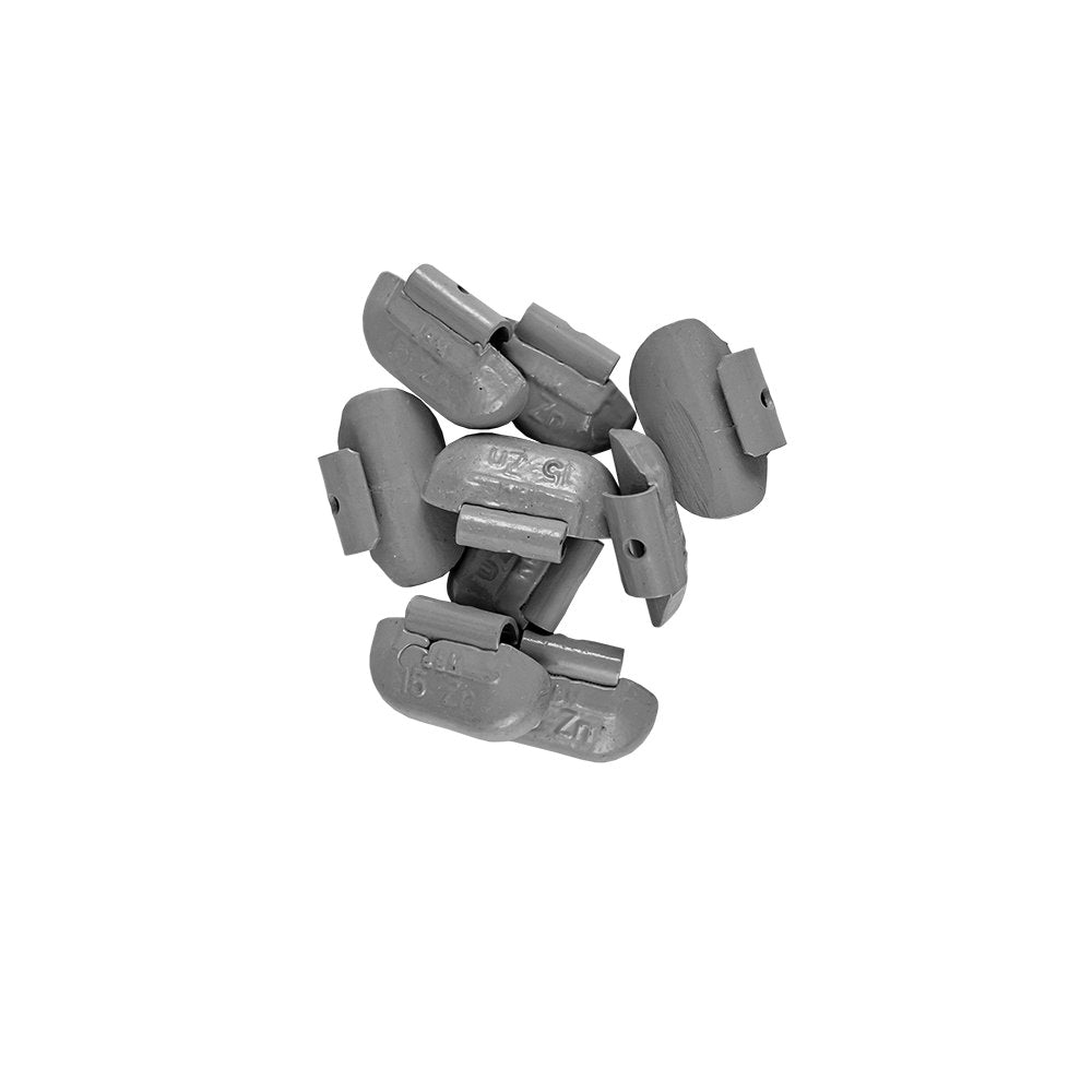 ZINC CLAMP WHEEL WEIGHTS 15G UNIV. TYRE