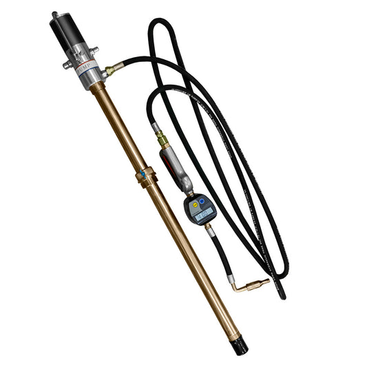 AIR-OPERATED OIL PUMP KIT WITH DIGITAL HOSE END METER