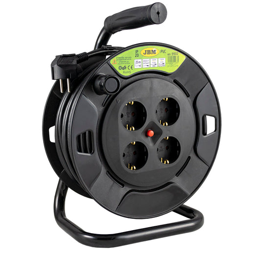 ELECTRIC CABLE REEL EXTENSION 25M