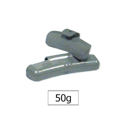 ZINC CLAMP WHEEL WEOGHTS 50G FRENCH TYRE