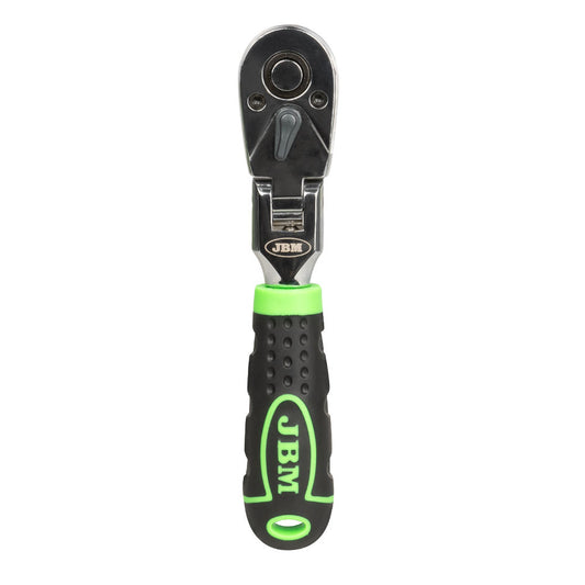 1/2" SHORT HINGED 72-TEETH RATCHET 175MM
