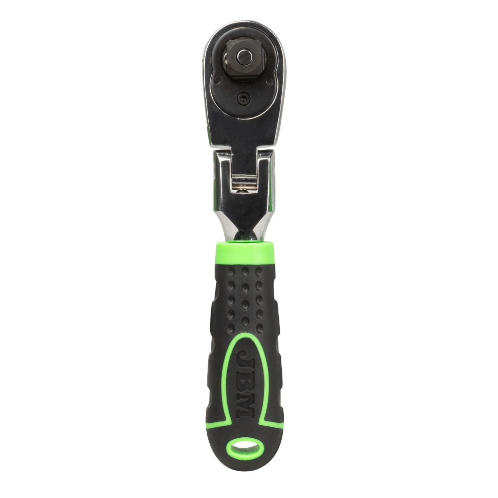 1/2" SHORT HINGED 72-TEETH RATCHET 175MM