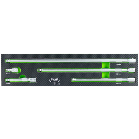5 PIECES 1/2" EXTENSION BAR MODULE WITH BALL END SET