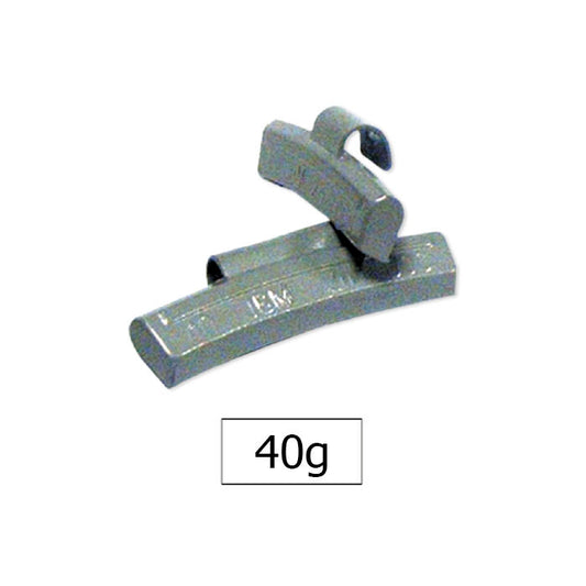 ZINC CLAMP WHEEL WEIGHTS 50G ALLOY TYRE