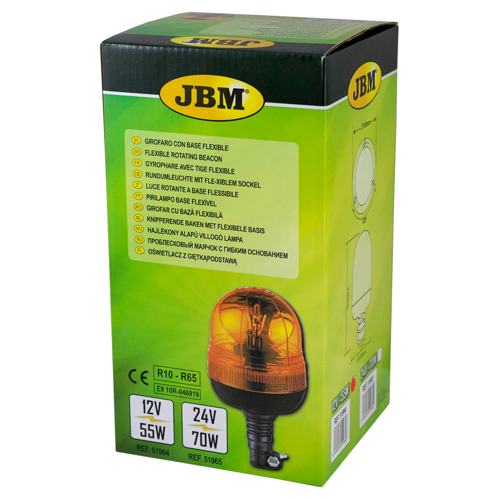 ROTATING BEACON H1 12V 55W SPIGOT BASE