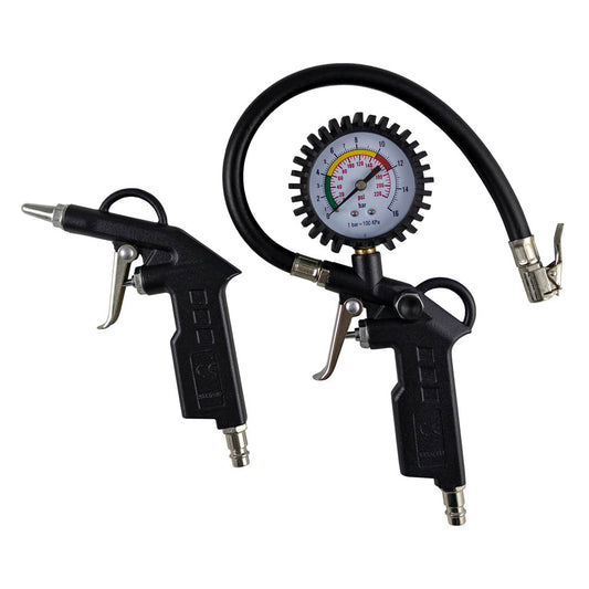 AIR BLOW GUN + GUN GRIP TYRE INFLATOR