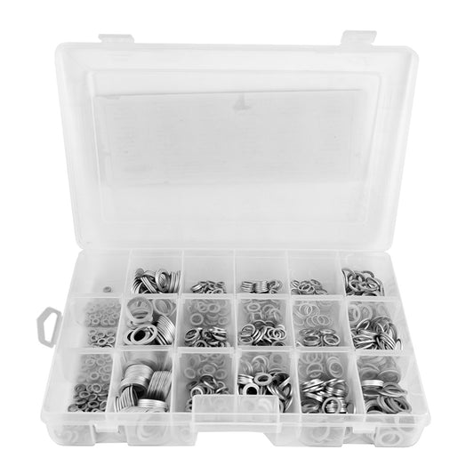 ALUMINIUM FLAT WASHER ASSORTMENT 900PCS