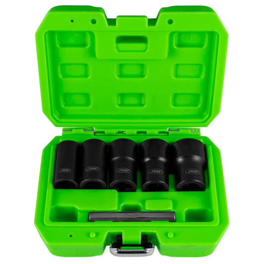 SET OF 6 1/2" TWIST SOCKET WHEEL LOCK NUT REMOVERS