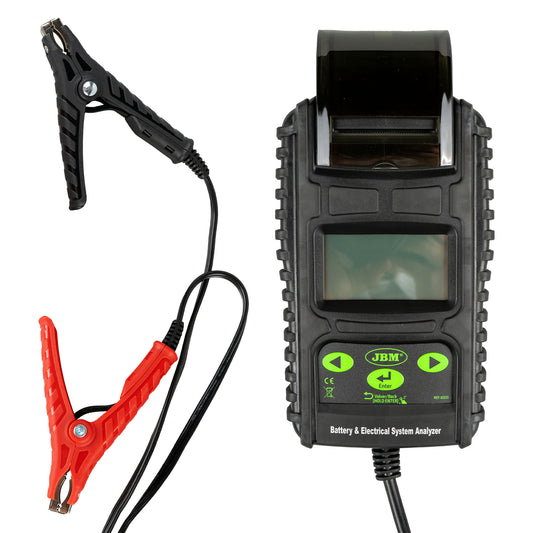 DIGITAL BATTERY TESTER WITH PRINTER