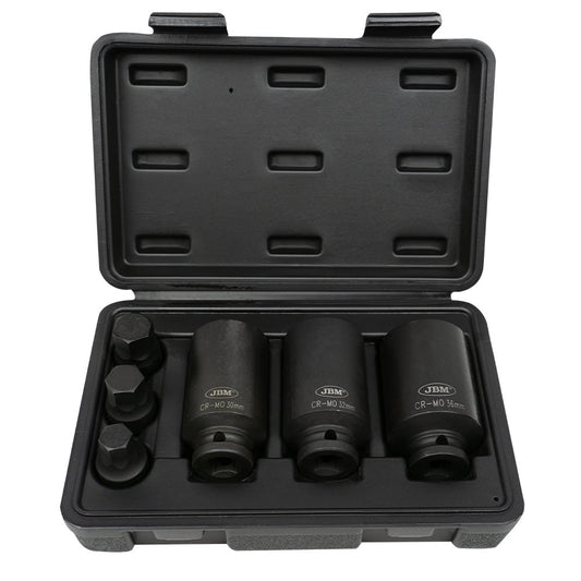 6 PIECE 1/2" HEXAGONAL IMPACT SOCKET SET