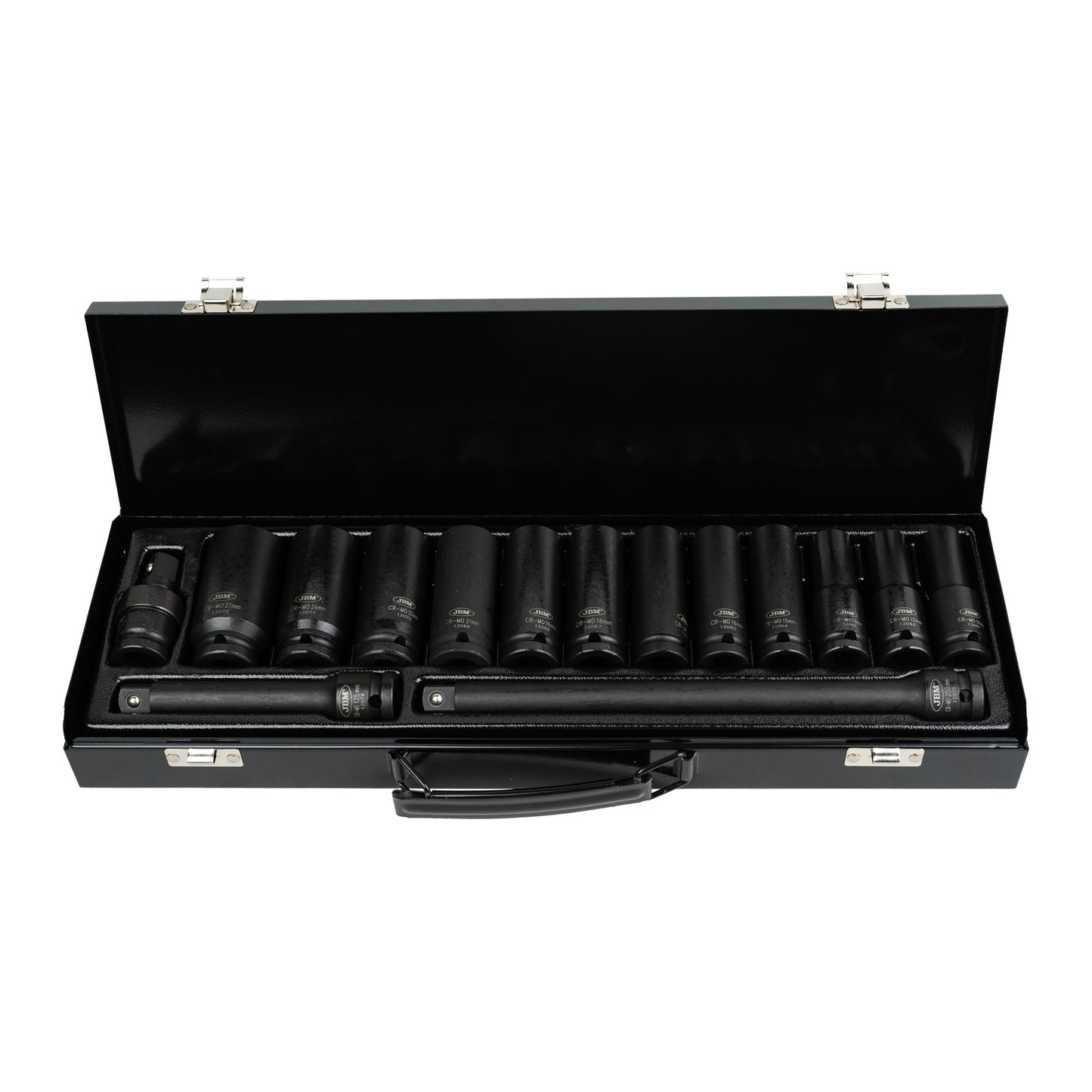 15 PIECE 1/2” HEX DEEP IMPACT SOCKETS SET