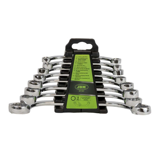 8 PIECES 12-POINT STARTER & BLOCK WRENCH SPANNER SET