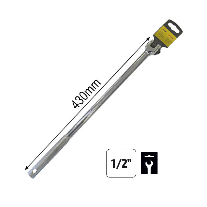 1/2" 430MM SWIVEL HEAD RATCHETED BREAKER BAR