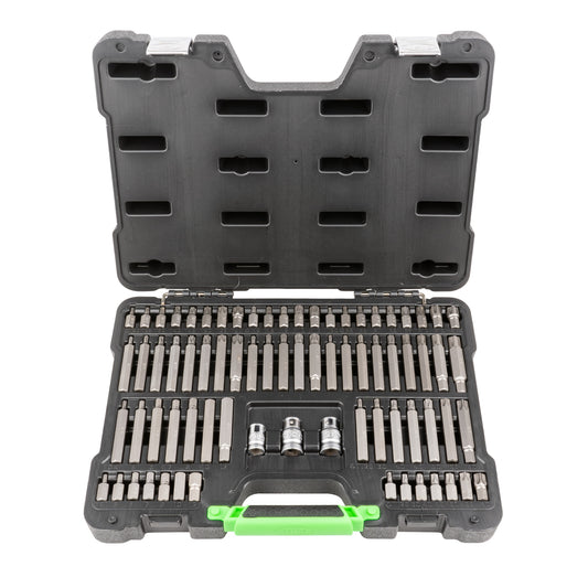 75 PIECES MECHANICS BIT SET HEX, XZN, RIBE, TORX AND TORX TAMPER-PROOF