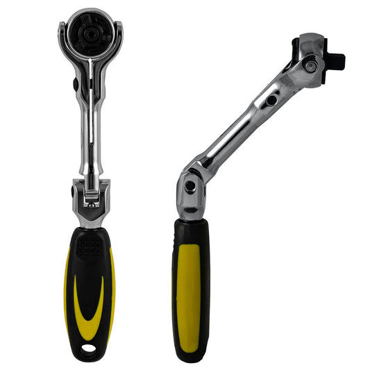 1/4" SHORT HINGED 72-TEETH RATCHET 172MM