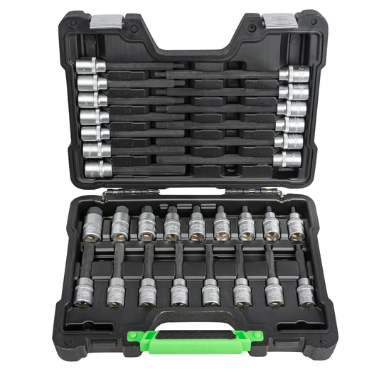 30 PIECES HEXAGONAL BIT SOCKET SET