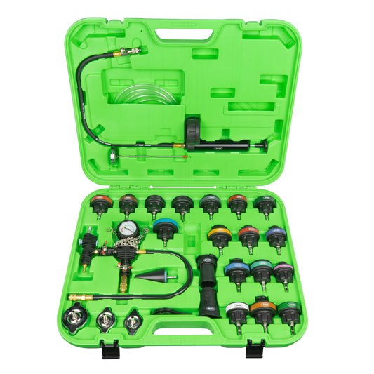 SET OF 24 COOLING SYSTEM PRESSURE LEAKAGE TESTERS