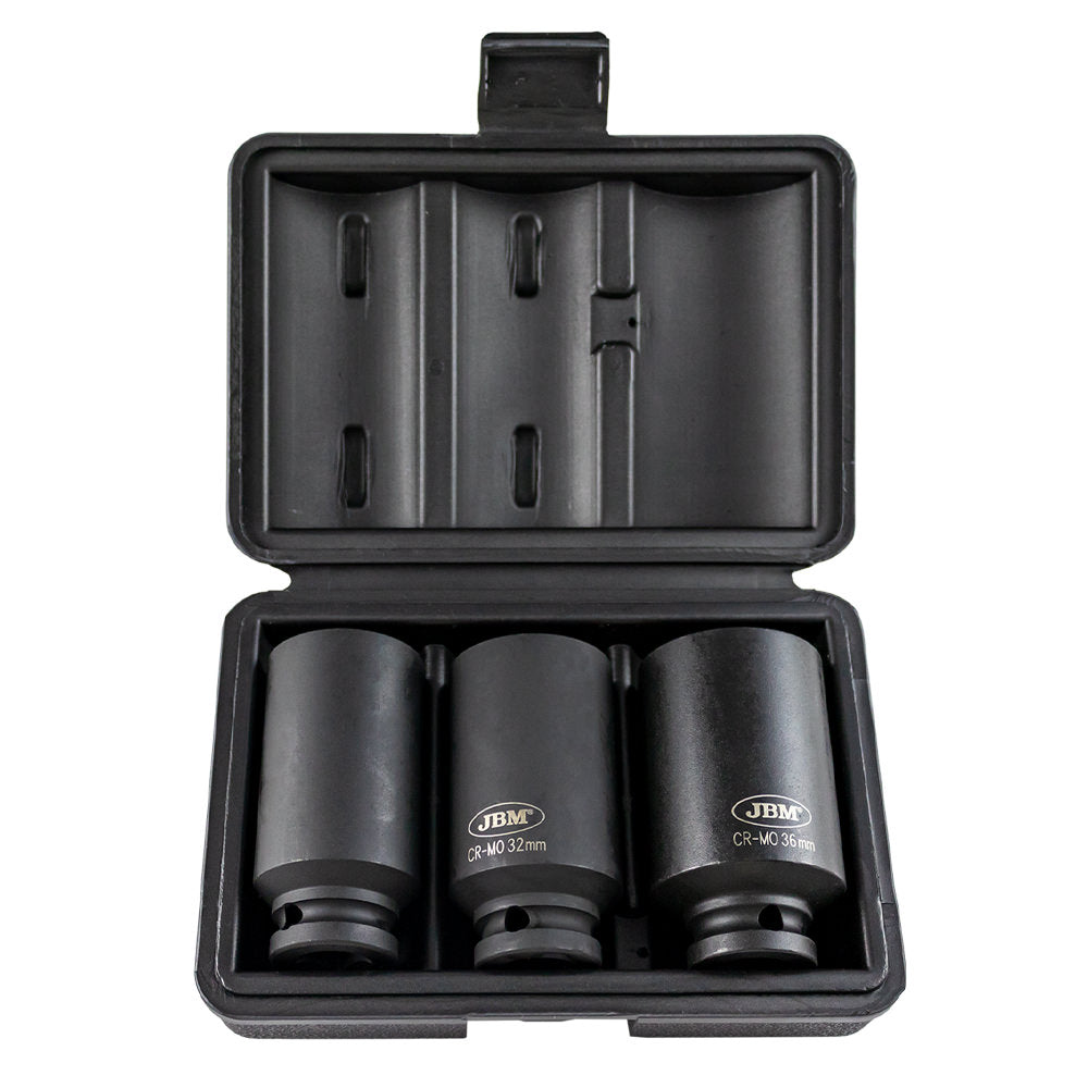 3 PIECE 1/2" XZN  IMPACT SOCKET SET
