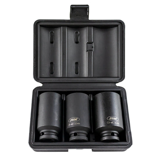 3 PIECE 1/2" XZN  IMPACT SOCKET SET
