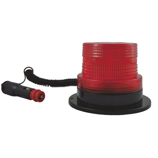 LOW PROFILE LED FLASHING ROTATING BEACON - RED