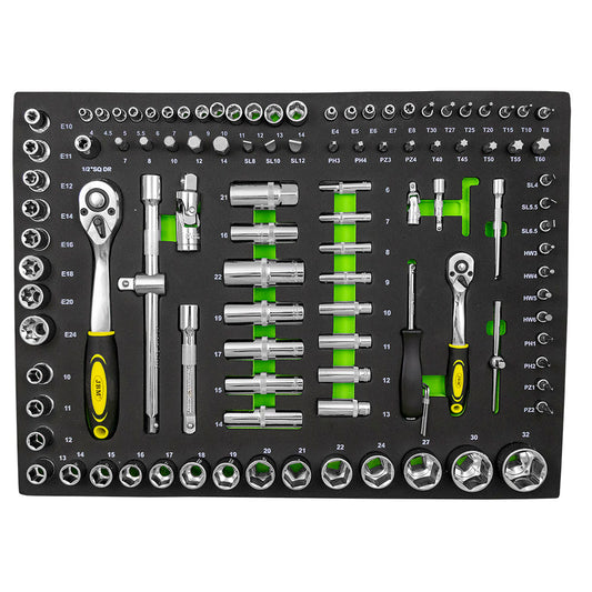 EVA TRAY 108 PCS HEX. SOCKETS