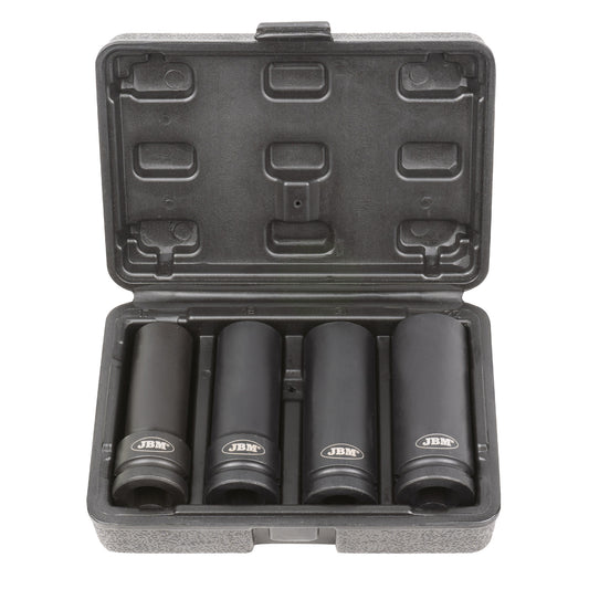 4 PIECE ANTI-TWISTING WHEEL LUG IMPACT SOCKET SET