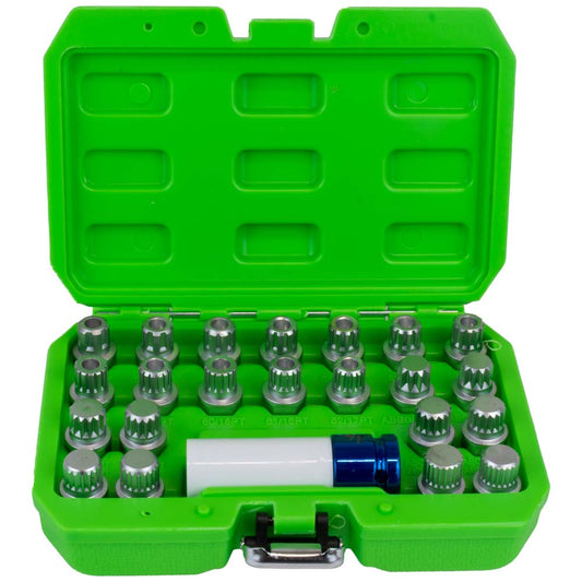 SET OF 23 WHEEL LOCK SCREW SOCKETS FOR VW