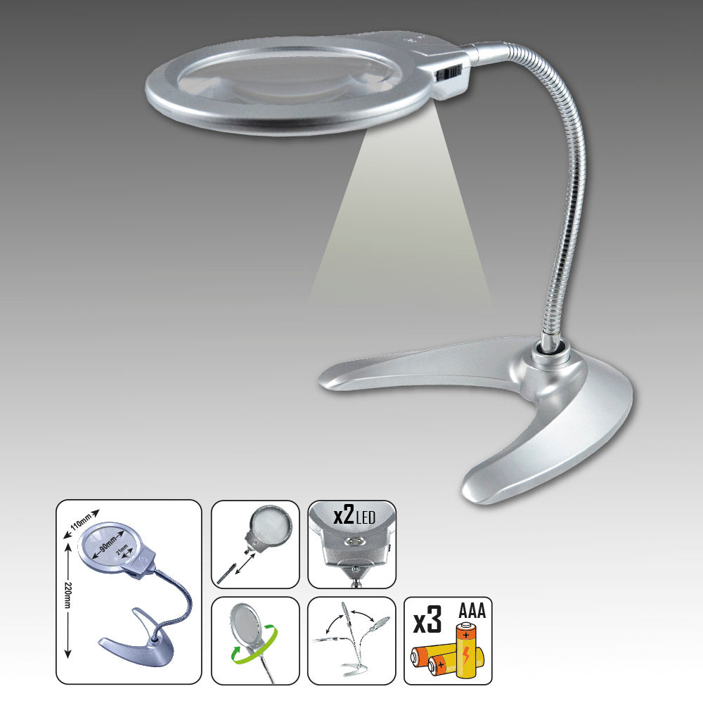 DESKTOP LED MAGNIFYING LAMP - 5LM