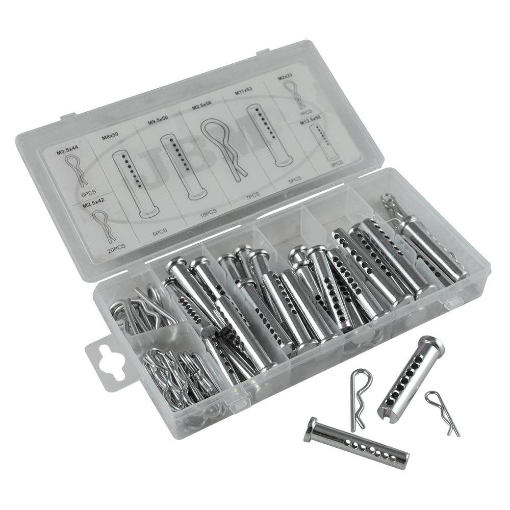 CLEVIS PIN AND R-CLIP ASSORTMENT 71PCS