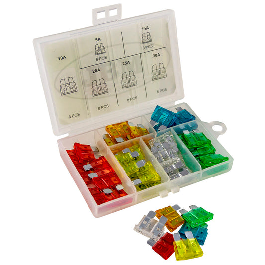 AUTO FUSE ASSORTMENT 48PCS