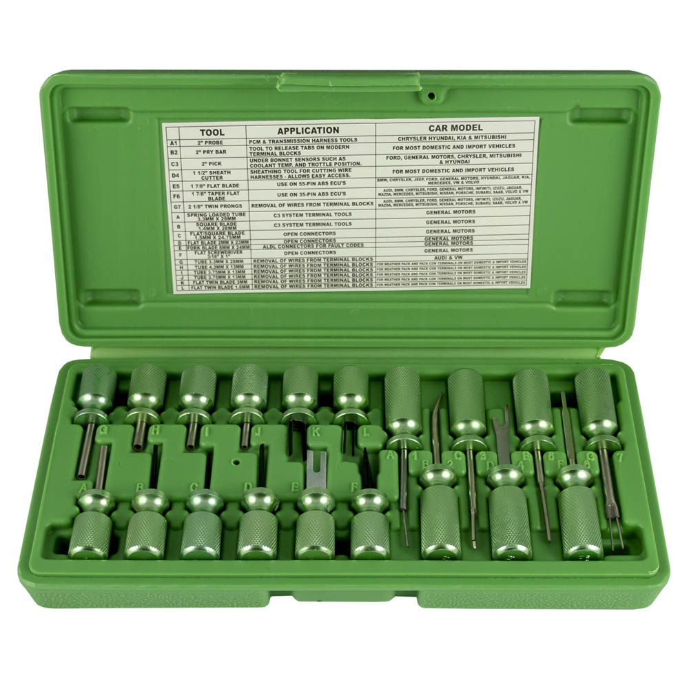 SET OF 19 TERMINAL TOOLS
