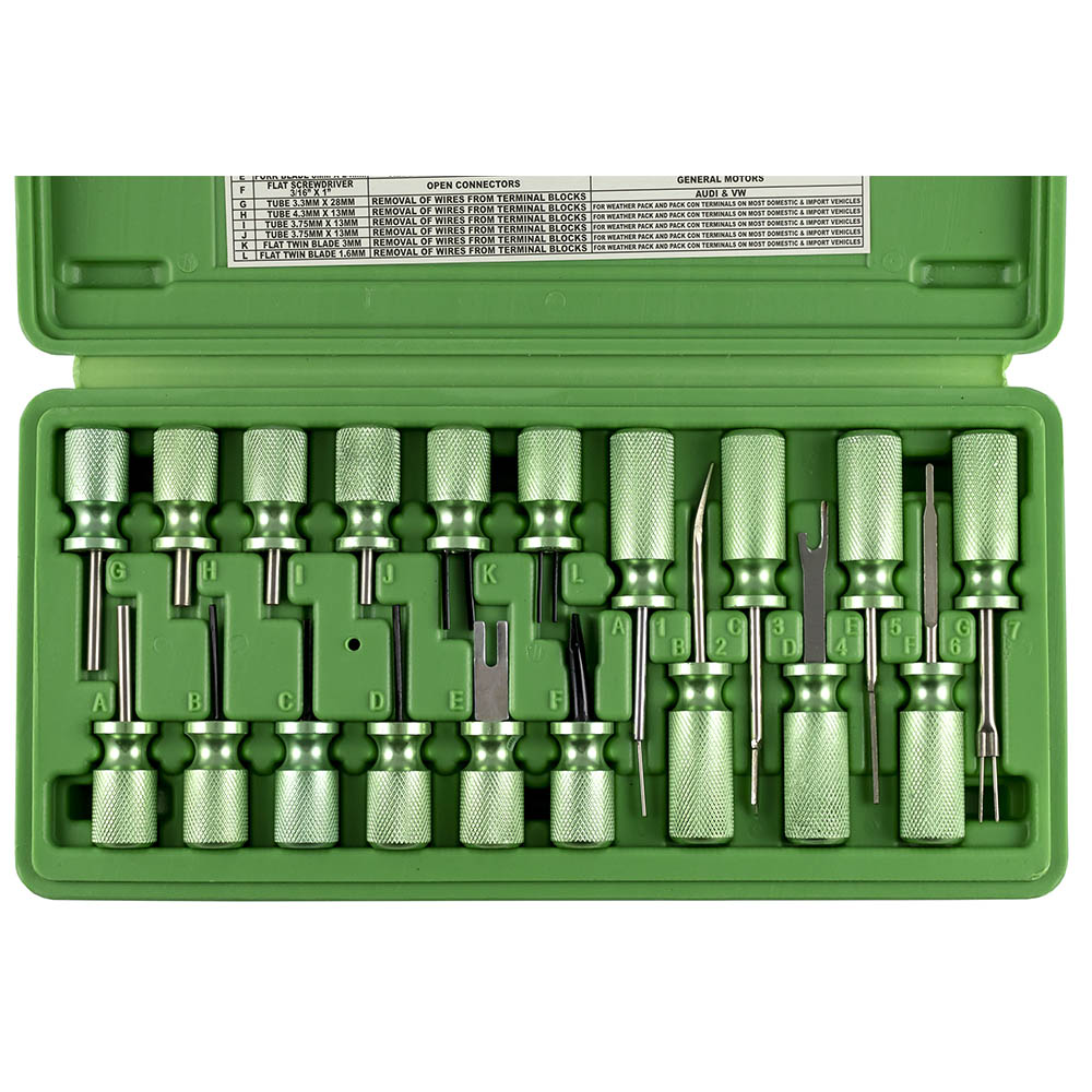 SET OF 19 TERMINAL TOOLS