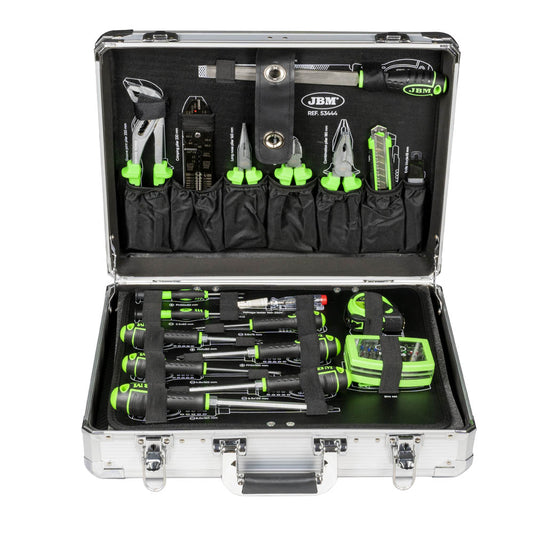 108 PIECES ALUMINIUM TOOL CASE - ZINC FINISH