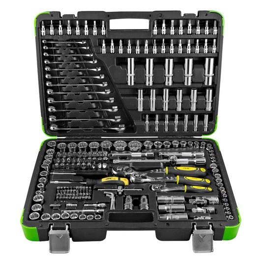 216 PIECES 12-POINT SOCKET SET - CROME FINISH