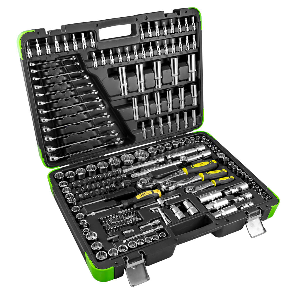216 PIECES 12-POINT SOCKET SET - CROME FINISH