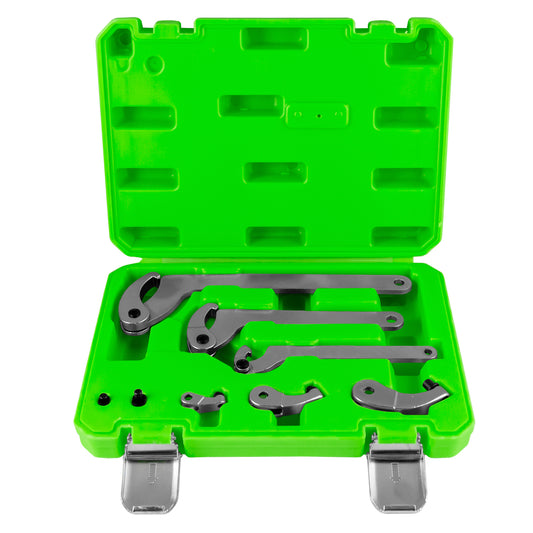 ADJUSTABLE C-SPANNER SET IN CASE