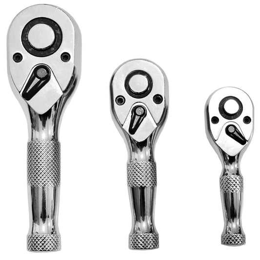 3 PIECES STUBBY RATCHET SET