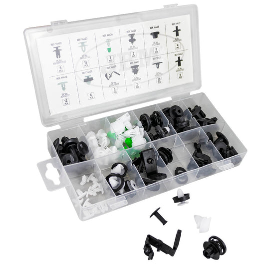 VAG/SEAT/SKODA DOOR PANEL/MOLDING/UPHOLSTERY CLIP ASSORTMENT 79PCS