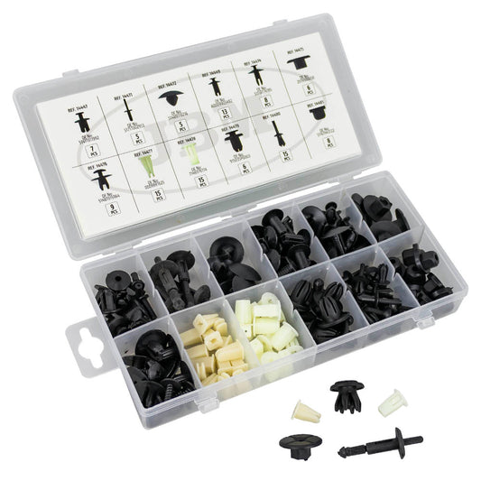 BMW/MINI UPHOLSTERY CLIP ASSORTMENT 112PCS