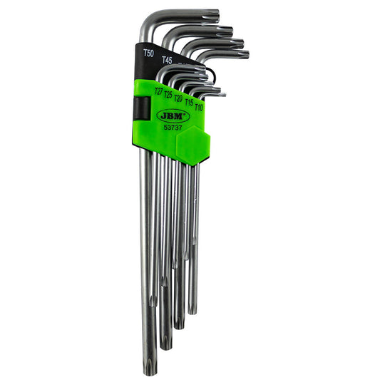 9 PIECES EXTRA LONG TORX KEY SET