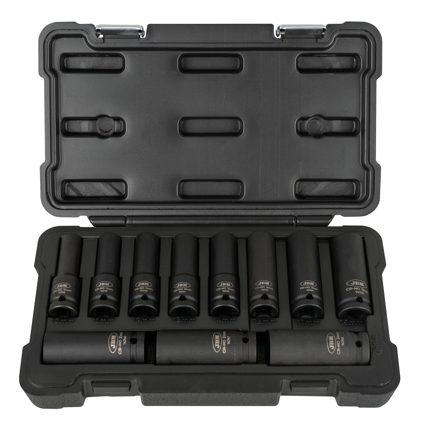 11 PIECE 1/2" 12-POINT IMPACT SOCKET SET