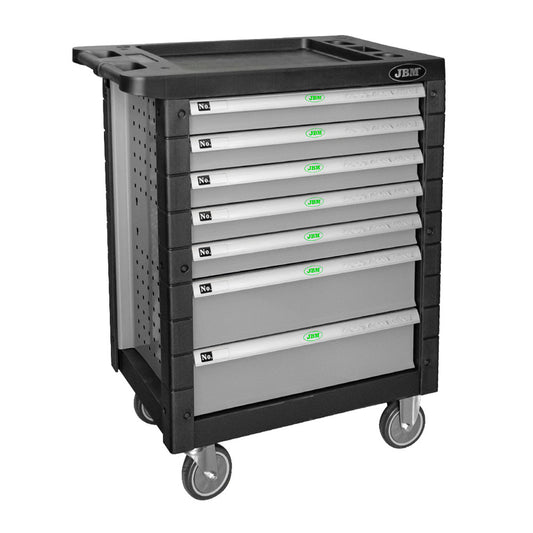 7 DRAWER TOOL TROLLEY - GREY - EMPTY
