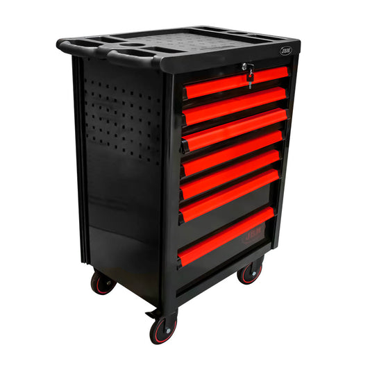 7 DRAWER TOOL TROLLEY - RED - EMPTY