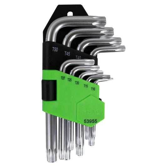 9 PIECES SHORT TORX KEY SET