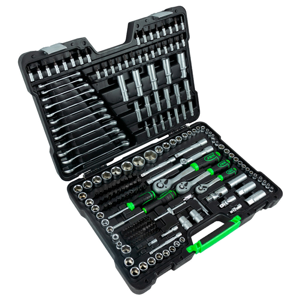 216 PIECES HEX SOCKET AND RATCHET SPANNER SET - ZINC FINISH
