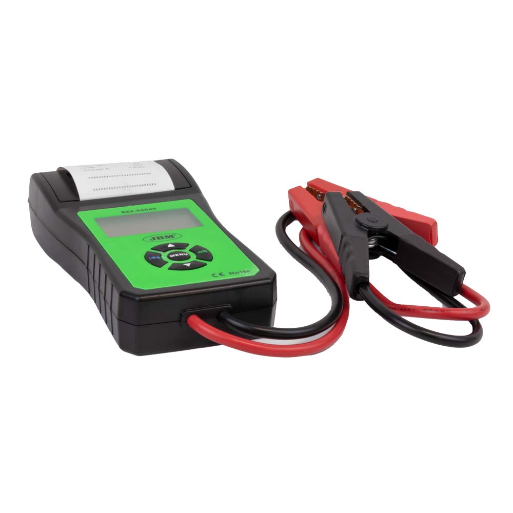 BATTERY TESTER WITH PRINTER