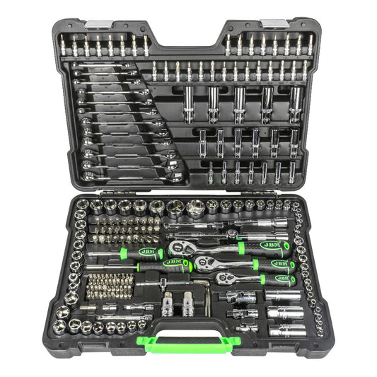 216 PIECES HEX SOCKET AND RATCHET SPANNER SET - CHROME FINISH